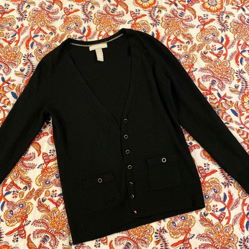 Banana Republic Black Cardigan Small